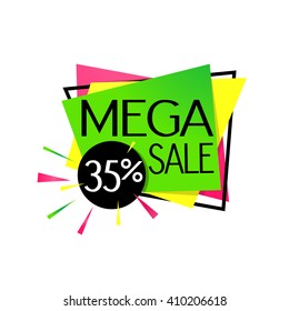 Super Sale banner design. Vector baner 