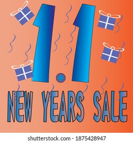 super sale banner in the new year