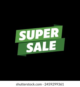 super sale banner shop now