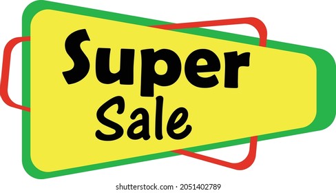 Super sale banner, Special offer