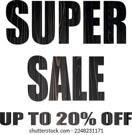 Super Sale banner, special offer up to 50% off, vector illustration
