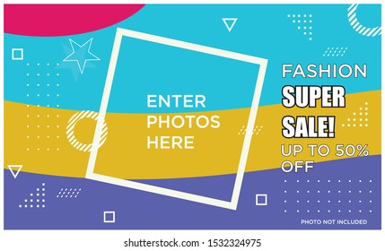 Super Sale banner template design, Big sale special offer. end of season special offer banner vector 
