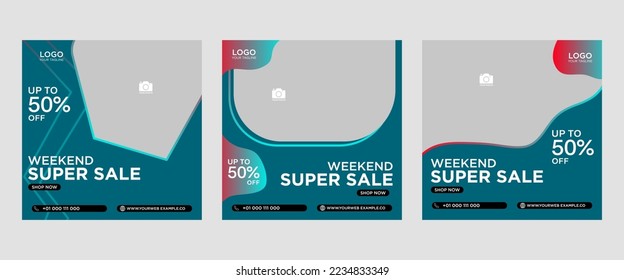 Super sale banner template design for web or social media