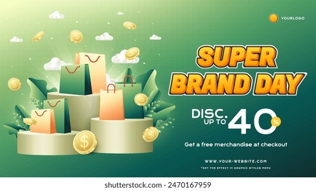 Super Sale Banner Template design special offer discount, Shopping banner template, Abstract Balloon Sale Web Header template design for Sale and discount label. 
