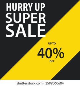 Super Sale Banner. Template icon Design. Vector Illustration