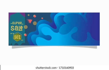 super sale banner vector design illustration