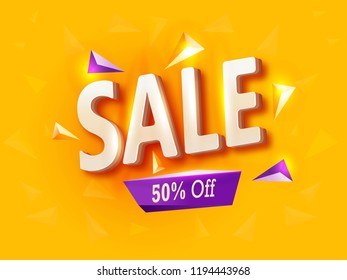 Super Sale, Big, Mega Banner, poster Template. Sale Banner Design. Abstract Sale Banner.