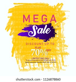 Super Sale, Big Sale this weekend special offer banner, Vector illustration