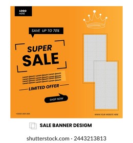 Super sale black friday social media banner template
Related tags: