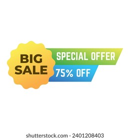 Super sale business concept design on white background, Eps 10 vector illustration