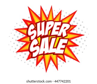 Super sale comic splash