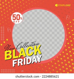 super sale - creative social media post black Friday