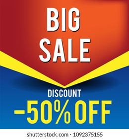 Super Sale Discount Vector Background