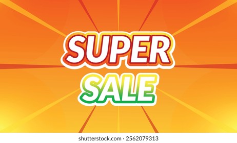 Super Sale,  Editable text effect, text style theme and premium vector