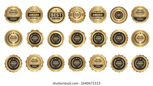 Super sale gold retro badges and vector labels collection