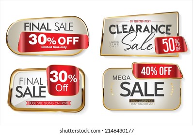 Green Price Tags, Stickers, Banners Stock Vector by ©human_306