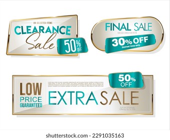 Super sale golden retro badges and labels collection 