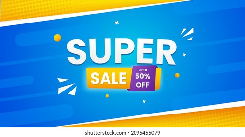 Super sale gradient background, vector illustration.