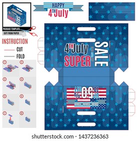 super sale independence day template pack paper new