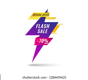 Super Sale, Mega. this weekend special offer banner, up to 70% off. Vector illustration.