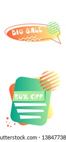 Super Sale, Mega. this weekend special offer banner, up to 25% off. Vector illustration.