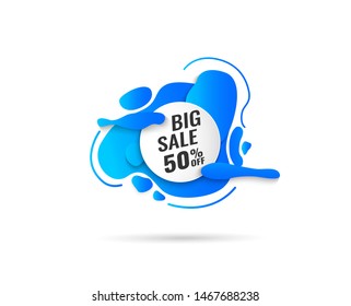 Super Sale, Mega. this weekend special offer banner, up to 50% off. Vector illustration.