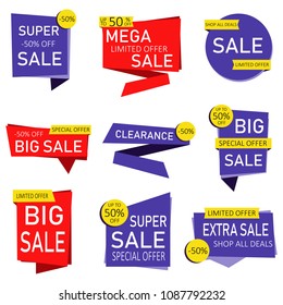 Super Sale, mega sale, weekend sale, best sale, banner.