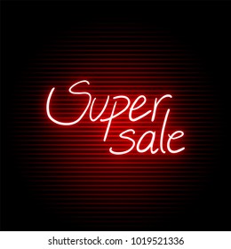 super sale message