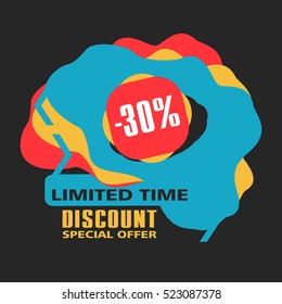 Super sale, paper banner, sale background, big sale,poster sale on black background