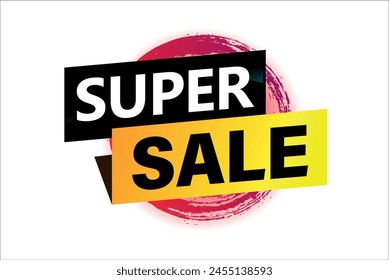 super sale poster banner graphic design icon logo sign symbol social media website coupon

