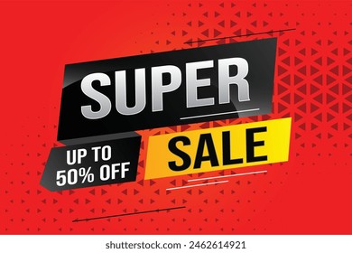 super sale poster banner graphic design icon logo sign symbol social media website coupon

