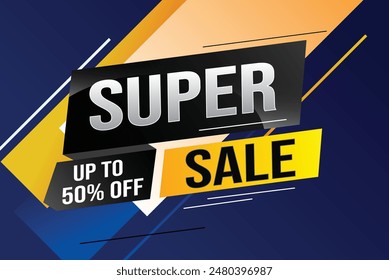 super sale poster banner graphic design icon logo sign symbol social media website coupon

