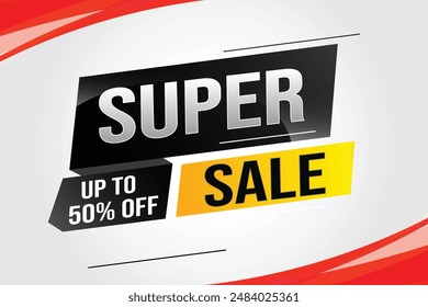 super sale poster banner graphic design icon logo sign symbol social media website coupon

