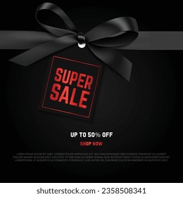 Super sale premium banner background.