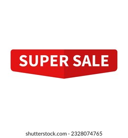 Super Sale In Red Duo Color Rectangle Shape For Promotion Sale
