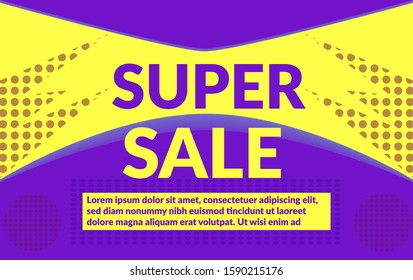 Super sale, Sell Banners, Tags, Labels and Stickers. Vector illustration, eps 10