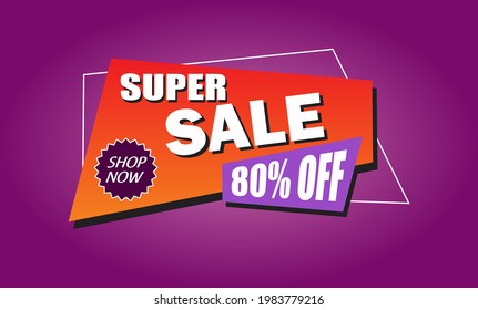SUPER SALE SHOP NOW 80 PERCENT OFF
