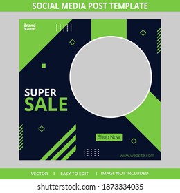 Super Sale  Social Media post, Instagram post, web banner template design.