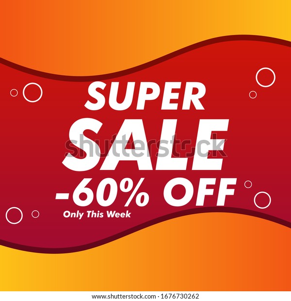 Super Sale Special Offer Sale Banner Stock Vector Royalty Free