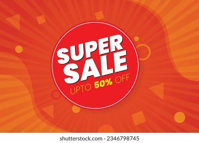 Super Sale Template and Mega Offer Discount