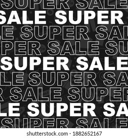 Vector de tipografía de superventa bueno para fondo, promoción, publicidad