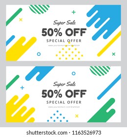 Super Sale Vector Banner