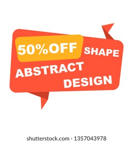 Super Sale - vector creative banner illustration. Abstract concept discount promotion layout on white background. Design elements.