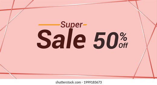 Super sale vektor.flash-sale-Vorlage für Werbung, Banner, Folie, großes Ereignis