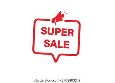 Botón de Web, diseño de aplicaciones, elemento, aprender, Plantilla de venta súper, nivel de oferta súper, signo, discurso, Anuncio de burbujas, fondo blanco. 
