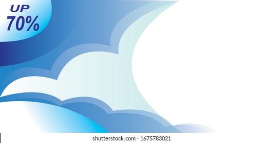 super sales banners, simple and beautiful, elegant blue. can be edited and pasted images