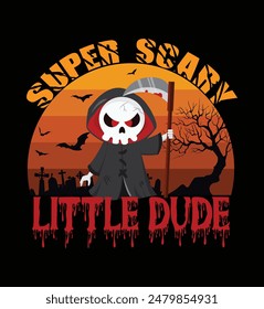 Super Scary Little Dude - halloween design