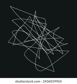 Super conjunto de círculos líneas bosquejan dibujado a mano. Círculos de garabatos para elementos de diseño, mensajes, etiquetas de notas. Ilustración de vector de protección de burbujas.