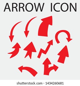 Super set hand-drawn arrows, vector