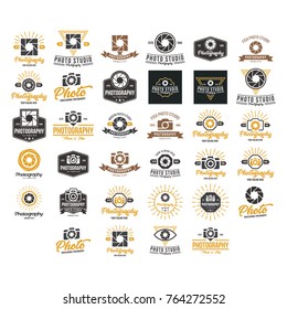 Super set photography logo 34. of Vector Photo Camera Photography Elements and Video Camera Icons Illustration can be used as Logo or Icon in premium quality